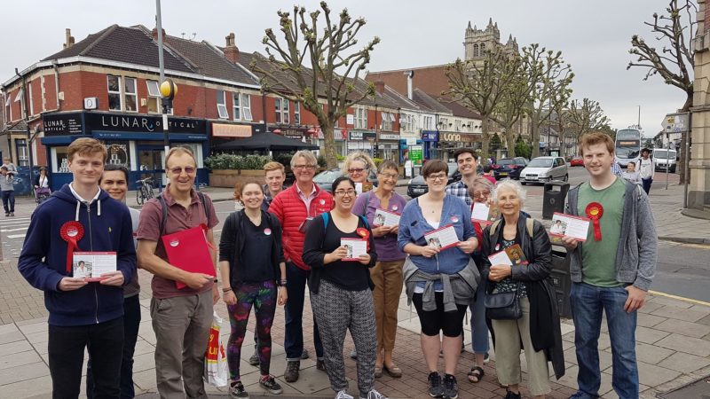 Bishopston & Ashley Down Labour out campaigning